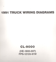 1991 Ford CL-9000 Truck Wiring Diagrams