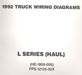 1992 Ford Medium/Heavy Truck L-Series Wiring Diagrams (Haul Configuration)