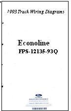 1993 Ford Econoline Wiring Diagrams