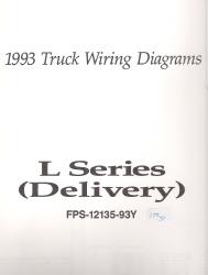1993 Ford Medium/Heavy Truck L-Series Wiring Diagrams (Delivery Configuration)