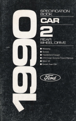 1990 Ford Specification Book (#2)