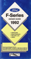 1992 Ford F-Series Truck Owner Guide