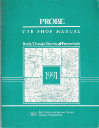 1991 Ford Probe Factory Service Manual