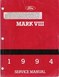 1994 Lincoln Mark VIII Factory Service Manual