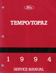 1994 Ford Tempo & Mercury Topaz Factory Service Manual