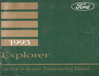 1993 Ford Explorer  Electrical and Vacuum Troubleshooting Manual
