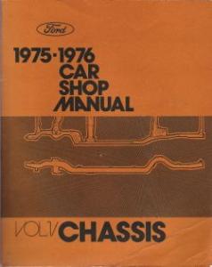 1975 - 1976 Ford / Lincoln / Mercury Car Factory Shop Manual - 5 Volume Set