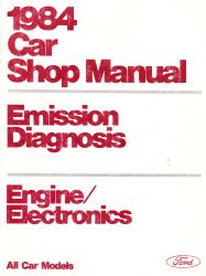 1984 Ford All Car Shop Manual - Emission Diagnosis