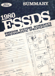 1980 Ford Emission Systems Schematics and Diagnostic Specifications - Softcover