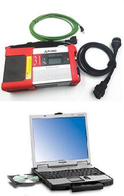 2012 - Current: Mitsubishi FUSO Truck Genuine Licensed Factory Scan Tool & Panasonic CF-53 Laptop