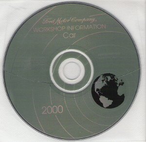 2000 Ford Car Factory Workshop Information - CD-ROM