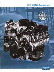 2016 Ford 6.7L Powerstroke Diesel Factory Owner's Manual Supplement