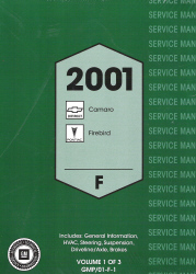 2001 Chevrolet Camaro & Pontiac Firebird Factory Service Manual - 3 Volume Set