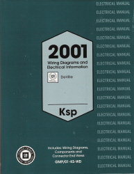 2001 Cadillac Deville Factory Wiring Diagrams Manual