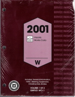 2001 Chevrolet Impala and Monte Carlo Service Manual - 3 Volume Set