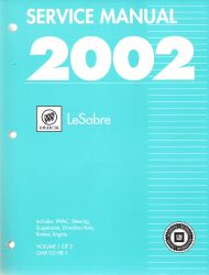 2002 Buick LeSabre Factory Service Manual - 2 Volume Set