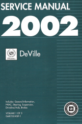 2002 Cadillac Deville Factory Service Manual