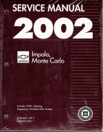 2002 Chevrolet Impala and Monte Carlo Service Manual