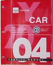 2004 Chevrolet Corvette Factory Service Manual: 2 Vol. Set - Softcover