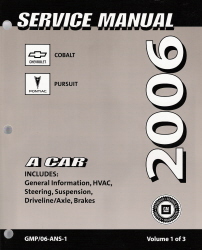 2006 Chevrolet Cobalt & Pontiac Pursuit Factory Service Manual