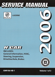 2006 Buick Lucerne Factory Service Manual