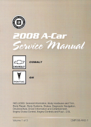 2008 Chevrolet Cobalt & Pontiac G5 Factory Service Manual