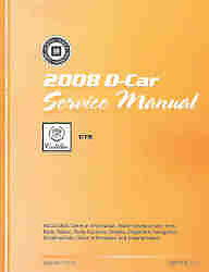 2008 Cadillac CTS Factory Service Manual - 4 Volume Set