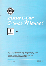 2008 Pontiac G8 Factory Service Repair Shop Manual