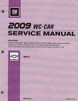 2009 Chevrolet Impala Factory Service Manual - 3 Volume Set