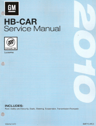 2010 Buick Lucerne Factory Service Manual