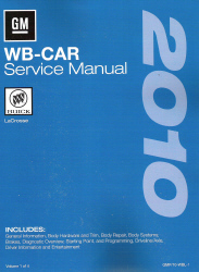 2010 Buick LaCrosse Factory Service Manual