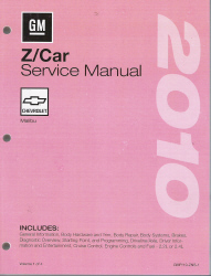 2010 Chevrolet Malibu Factory Service Manual - 4 Volume Set
