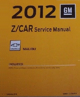 2012 Chevrolet Malibu Factory Service Manual