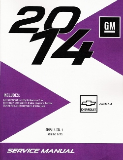 2014 Chevrolet Impala Service Manual 5 Volume Set