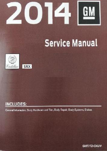 2014 Cadillac SRX Factory Service Manual- 4 Volume Set