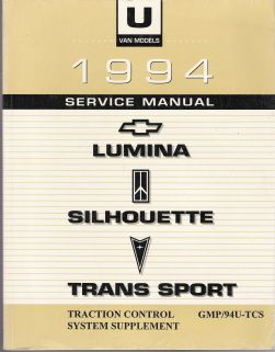 1994 Chevrolet / GMC Lumina, Silhouette, Trans Sport Factory Traction Control System Supplement