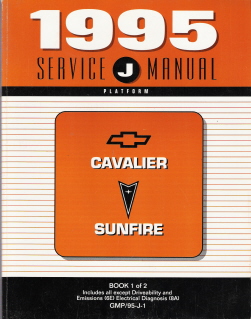 1995 Chevrolet Cavalier / Pontiac Sunfire Factory Service Manual - 2 Volume Set