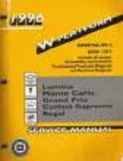 1996 Pontiac Grand Prix, Chevrolet Lumina & Monte Carlo, Oldsmobile Cutlass Supreme, and Buick Regal 2 Volume Set