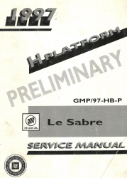 1997 Buick Le Sabre H Platform Factory Service Manual