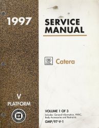 1997 Cadillac Catera (V Platform) Factory Service Manual - 3 Volume Set