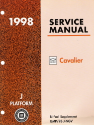 1998 Cavalier Bi-Fuel Service  Manual