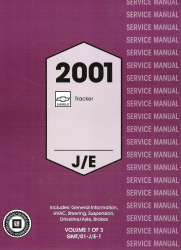 2001 Chevrolet Tracker Factory Service Manual