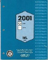 2001 Chevrolet/GMC M/L Vans: Astro & Safari Factory Service Manual - 2 Volume Set