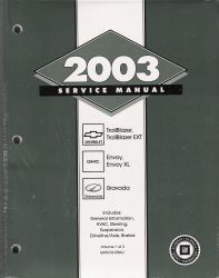2003 Chevrolet Trailblazer, GMC Envoy & Oldsmobile Bravada Factory Service Manual