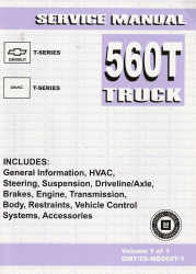 2005 Chevrolet / GMC 560T Truck Series Factory Service Manual
