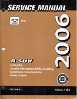 2006 Chevrolet HHR Factory Service Repair Workshop Manual, 2 Vol. Set