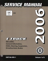 2006 Cadillac SRX Factory Service Manual - 3 Volume Set