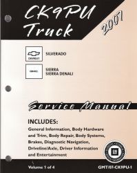 2007 Chevrolet Silverado New Style, GMC Sierra, Sierra Denali New Style Factory Service Manual - 4 Volume Set