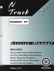 Hummer H2 2003-2010 Factory Repair Manual On USB - Full Service & Workshop Guide