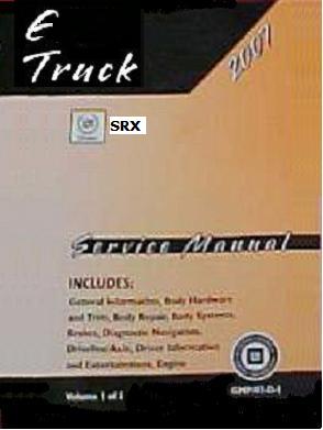 2007 Cadillac SRX Factory Service Manual 3 Vol. Set